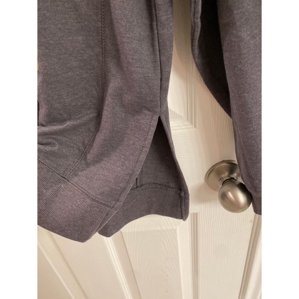 Wildfox Sweatshirt ‘Easy Does It” Charcoal Gray Medium Oversized Casual - Picture 4 of 6